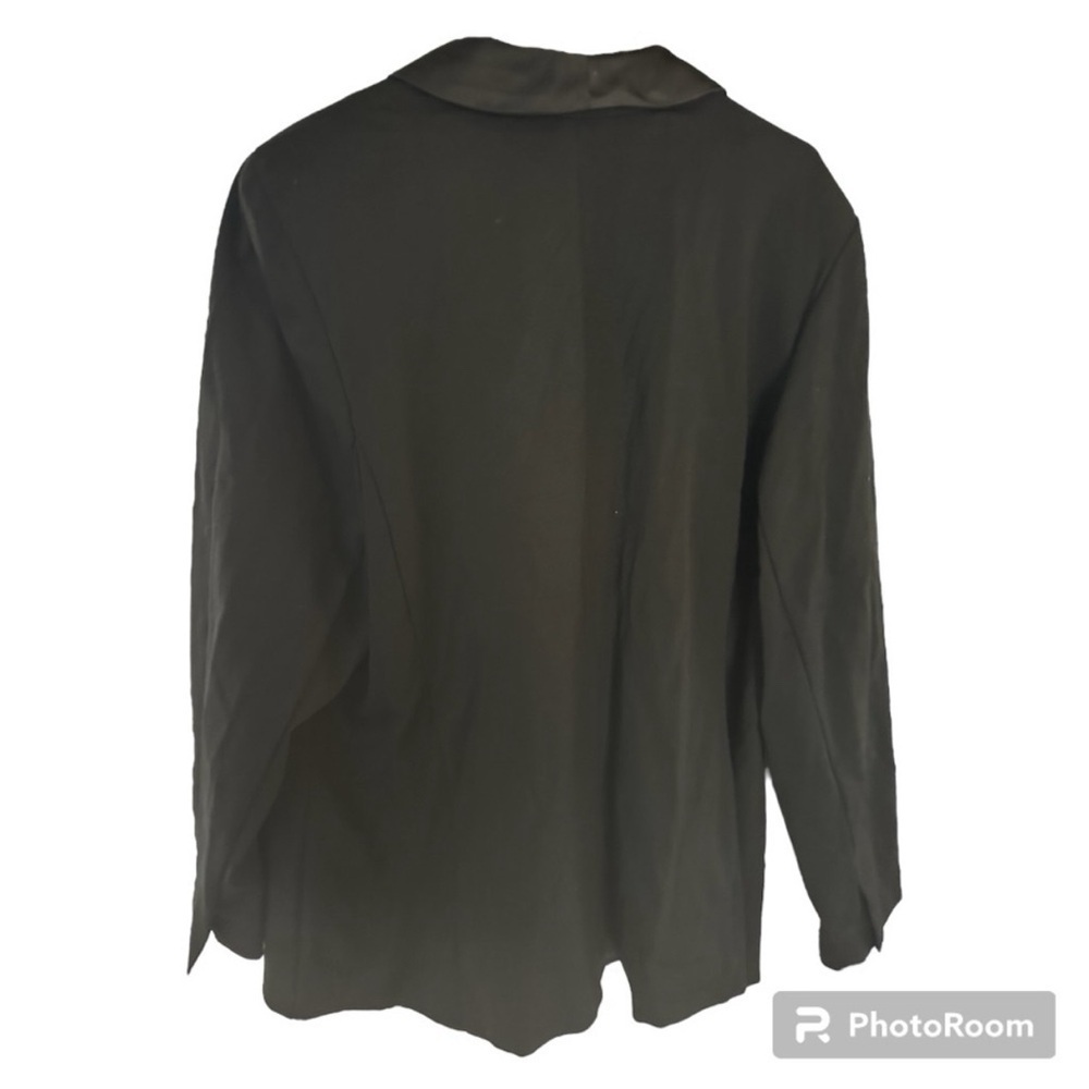 Lane Bryant Black Plus Size Oversized The Bryant Blazer - Picture 6 of 11